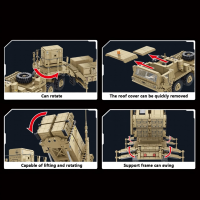 Конструктор “Пусковая установка M983”, 628014, 2566 деталей