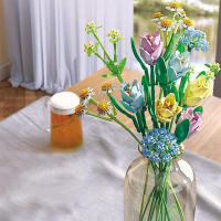 Конструктор «Букет тюльпанов», 655008, 837 деталей Конструктор «Букет тюльпанов», 655008, 837 деталей