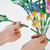 Конструктор «Букет тюльпанов», 655008, 837 деталей Конструктор «Букет тюльпанов», 655008, 837 деталей