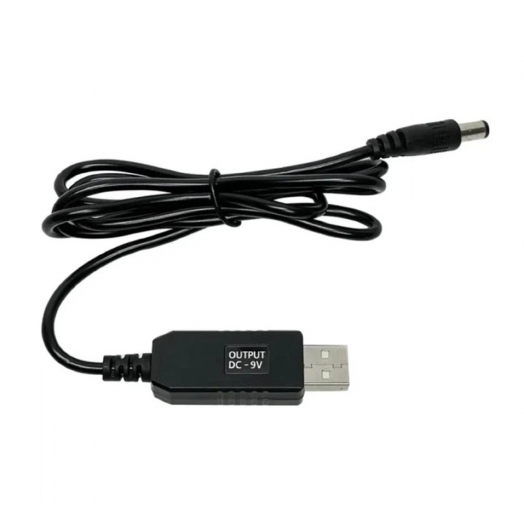 Кабель-переходник для роутера USB – DC 5.5x2.1 мм, 9V Кабель-переходник для роутера USB – DC 5.5x2.1 мм, 9V