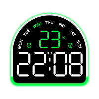 Часы настольные 5522, с температурой, будильником и отображением дней недели