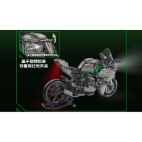 Конструктор «Скоростной мотоцикл H2R Kawasaki Ninja», 672103, 1658 деталей