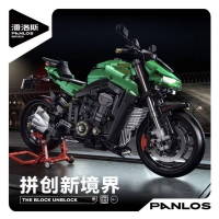 Конструктор «Скоростной мотоцикл Kawasaki Z1000», 672107, 2089 деталей