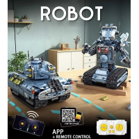 Конструктор «Робот‑танк 2 в 1», 675006, 779 деталей