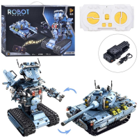 Конструктор «Робот‑танк 2 в 1», 675006, 779 деталей