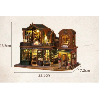 Конструктор «Книжный магазин Сумерки», ES017‑B, 24×19×18 см