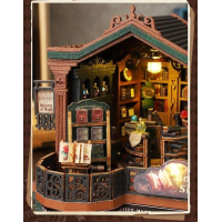 Конструктор «Книжный магазин Сумерки», ES017‑B, 24×19×18 см