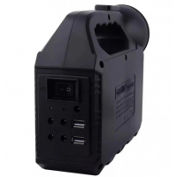 Портативная станция для зарядки GD 101, с солнечной панелью и 3 LED лампами