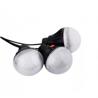 Портативная станция для зарядки GD 105, с солнечной панелью и 3 LED лампами