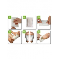 Пластырь детоксикационный для ног Kinoki Cleansing Detox Foot Pads, 10 шт