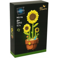 Конструктор «Подсолнухи в горшке», NO.116, 359 деталей