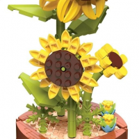 Конструктор «Подсолнухи в горшке», NO.116, 359 деталей