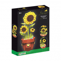 Конструктор «Подсолнухи в горшке», NO.116, 359 деталей