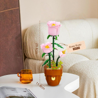 Конструктор «Розовые розы», NO.116-3, 344 детали