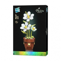 Конструктор «Белые лилии в горшке», 116-4, 393 детали Конструктор «Белые лилии в горшке», 116-4, 393 детали