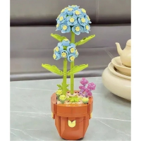 Конструктор «Гиацинт в горшке», 116-7, 378 деталей Конструктор «Гиацинт в горшке», 116-7, 378 деталей