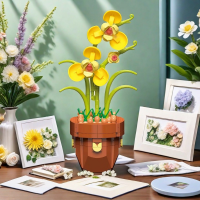 Конструктор «Орхидея в горшке», 116-8, 332 детали Конструктор «Орхидея в горшке», 116-8, 332 детали