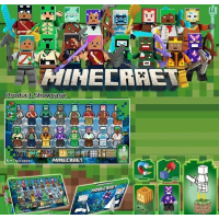 Набор фигурок «Minecraft», 4029, 16 фигурок + 1 сюрприз, магнитные кубики