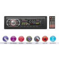 Автомагнитола CDX-7007, Bluetooth, FM/USB/SD/AUX, MP3, 60W×4