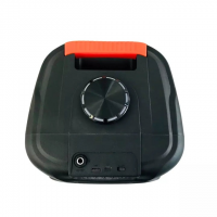 Портативная Bluetooth колонка MS-2065BT-W с беспроводным микрофоном, USB, SD, FM, AUX, RGB-подсветка, 25 Вт