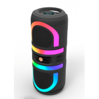 Портативная акустическая колонка MS-2048BT, Bluetooth, USB, SD, FM, AUX, RGB-подсветка, 50 Вт