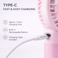 Мини-вентилятор ручной Mini Fan SD-30, с подставкой, 3 режима