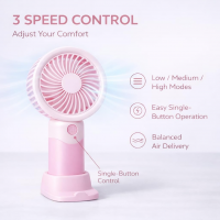 Мини-вентилятор ручной Mini Fan SD-30, с подставкой, 3 режима