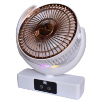 Вентилятор настольный Desktop Loop Fan F23, аккумуляторный, 5 скоростей, дисплей, таймер,