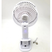 Вентилятор на прищепке и ручной B1, аккумуляторный, 3 скорости, подставка для телефона
