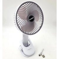 Вентилятор на прищепке и ручной B1, аккумуляторный, 3 скорости, подставка для телефона