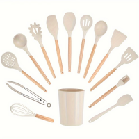 Набор кухонных принадлежностей Silicone Kitchen Set 11 в 1 на подставке (LUX качество) 