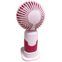 Вентилятор ручной Mini Fan MJ122 с аккумулятором, подставкой для телефона, 3 режимами