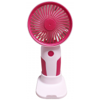 Вентилятор ручной Mini Fan MJ122 с аккумулятором, подставкой для телефона, 3 режимами