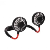 Вентилятор на шею Wearable Sports Fan ZY-A1, с аккумулятором, двойной