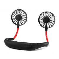 Вентилятор на шею Wearable Sports Fan ZY-A1, с аккумулятором, двойной