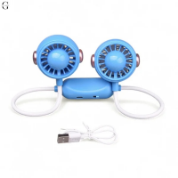 Вентилятор на шею Summer Fan SM-A8, с аккумулятором, двойной, Type-C