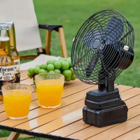 Вентилятор настольный Lithium Battery Fan LD-8, 24V, со съёмным аккумулятором