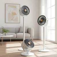 Вентилятор 4 в 1 Vertical Fan S34, с аккумулятором, регулируемая ножка, 5 скоростей, Type-C
