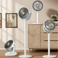 Вентилятор 4 в 1 Vertical Fan S34, с аккумулятором, регулируемая ножка, 5 скоростей, Type-C