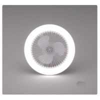 Вентилятор-лампа с цоколем в патрон, AT-2521D, LED, 3 режима