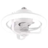 Вентилятор-лампа с цоколем в патрон, JY-1656, 3 режима, RGB, функция ароматерапии