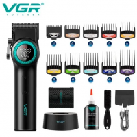 Машинка для стрижки VGR V-001, аккумуляторная, 9000 об/мин, 4600 мА·ч Машинка для стрижки VGR V-001, аккумуляторная, 9000 об/мин, 4600 мА·ч