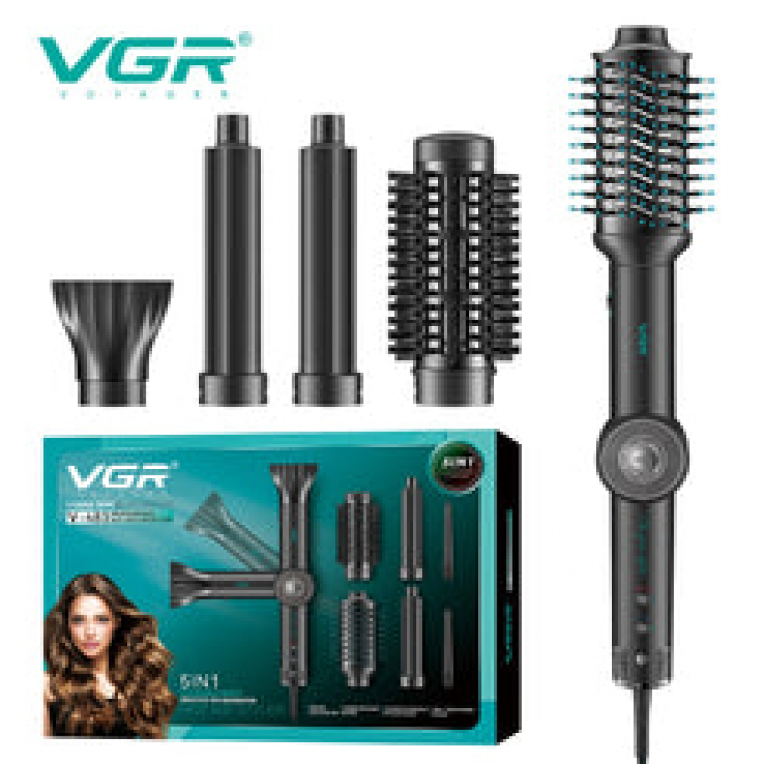 Фен-стайлер VGR V-483, 5 насадок, 1000–1300 Вт, BLDC мотор Фен-стайлер VGR V-483, 5 насадок, 1000–1300 Вт, BLDC мотор