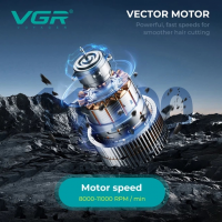 Машинка для стрижки VGR V‑668 Vector Motor 8000‑11000 RPM, аккумуляторная, 6 насадок Машинка для стрижки VGR V‑668 Vector Motor 8000‑11000 RPM, аккумуляторная, 6 насадок