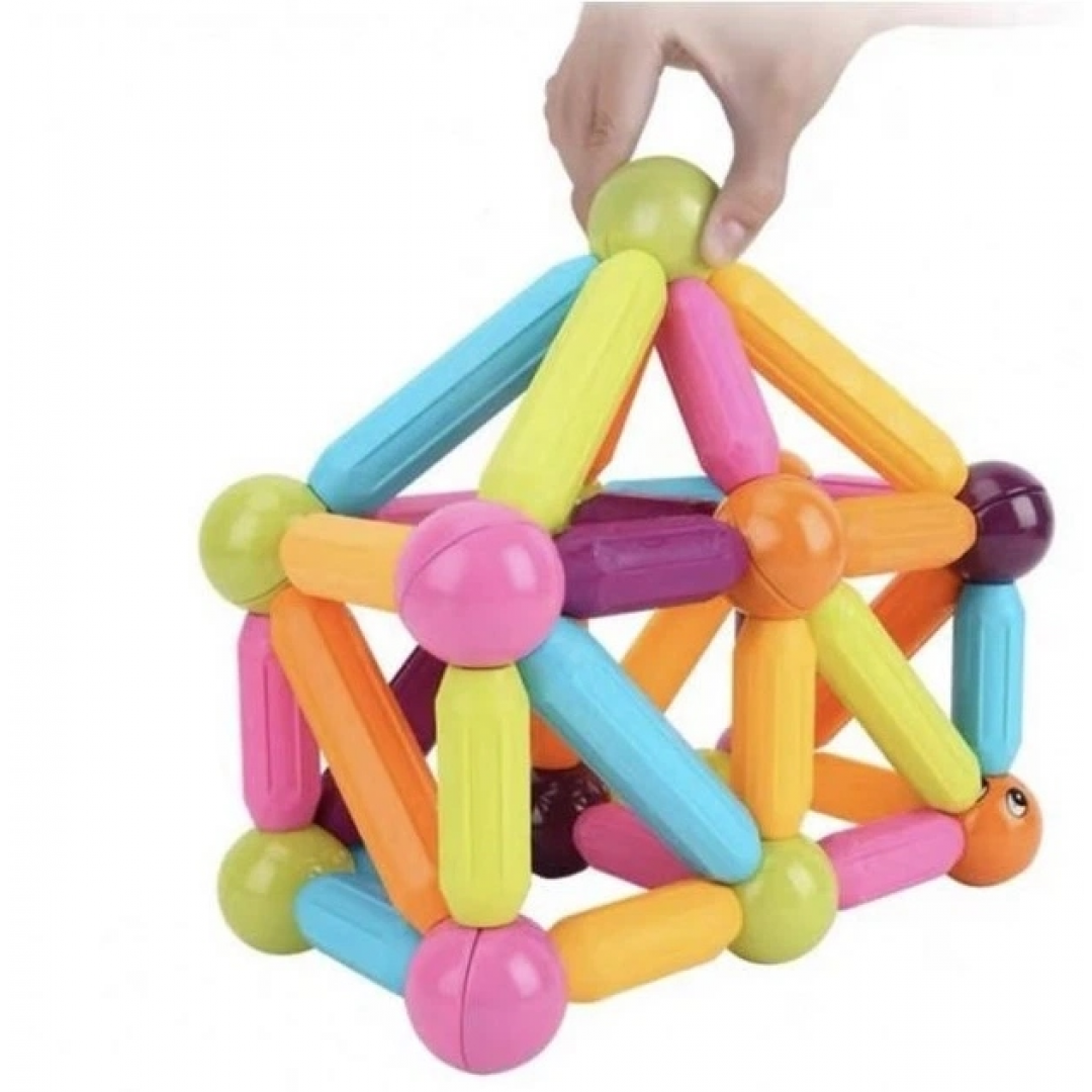 Магнитный конструктор SKY Magnetic Sticks, 26 палочек, 10 шариков, 36 деталей Магнитный конструктор SKY Magnetic Sticks, 26 палочек, 10 шариков, 36 деталей