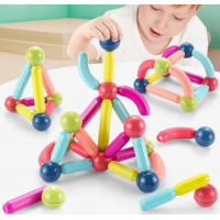 Магнитный конструктор SKY Magnetic Sticks, 26 палочек, 10 шариков, 36 деталей Магнитный конструктор SKY Magnetic Sticks, 26 палочек, 10 шариков, 36 деталей