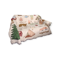 Надувной диван‑трансформер, 190×150×65 см, с насосом для кемпинга Надувной диван‑трансформер, 190×150×65 см, с насосом для кемпинга