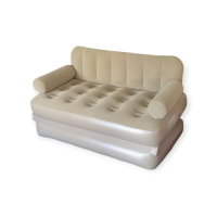 Надувной диван‑трансформер, 190×150×65 см, с насосом для кемпинга Надувной диван‑трансформер, 190×150×65 см, с насосом для кемпинга