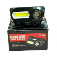 Налобный фонарь Bailong BL-1804, с красным и белым светом, аккумуляторный