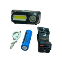 Налобный фонарь Bailong BL-1804, с красным и белым светом, аккумуляторный